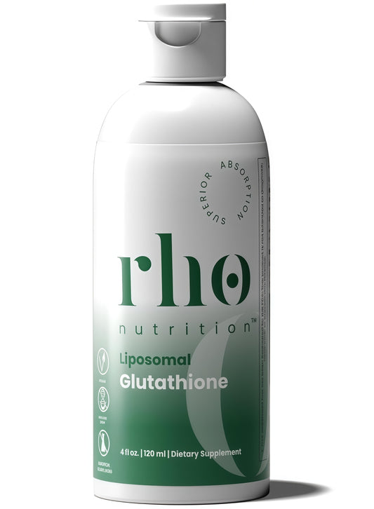Rho Nutrition Liposomal Glutathione -UltraHigh Absorption Liquid GlutathioneSupplement-Supports Natural DetoxificationImmune System, Skin Health, Mental Clarity &Overall Well-Being