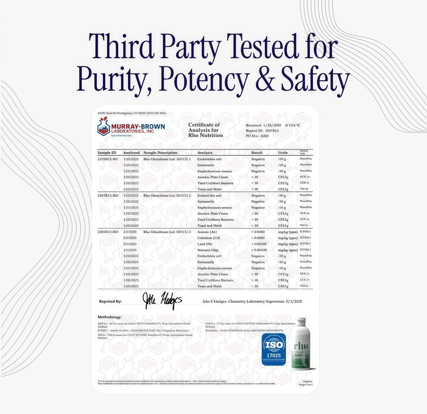 Rho Nutrition Liposomal Glutathione -UltraHigh Absorption Liquid GlutathioneSupplement-Supports Natural DetoxificationImmune System, Skin Health, Mental Clarity &Overall Well-Being
