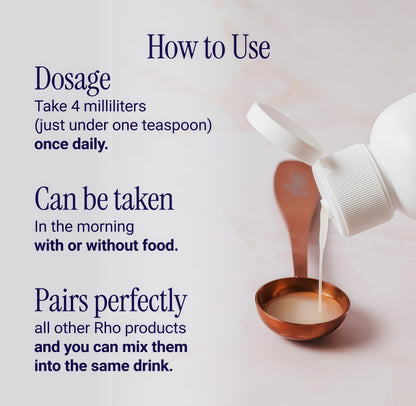 Rho Nutrition Liposomal NAD+- LiquidSupplement Designed to Help SupportAbsorption-Active Form of NAD+ HelpsSupport Normal Cellular Health, HealthyAging, Energy Metabolism and Overall Vitality